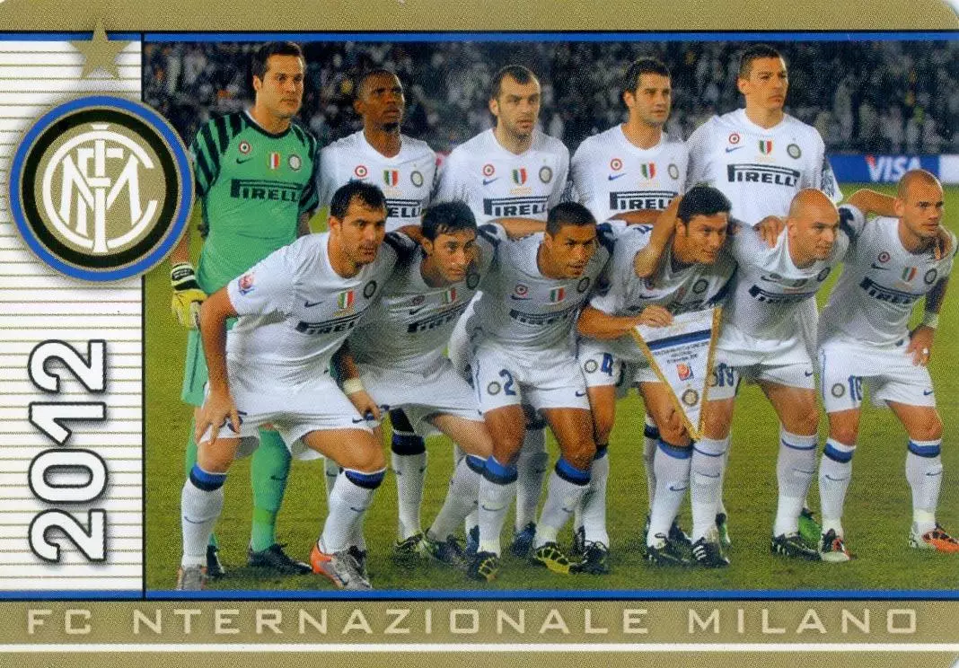 Календарик Интернационале Интер Милан Италия 2012