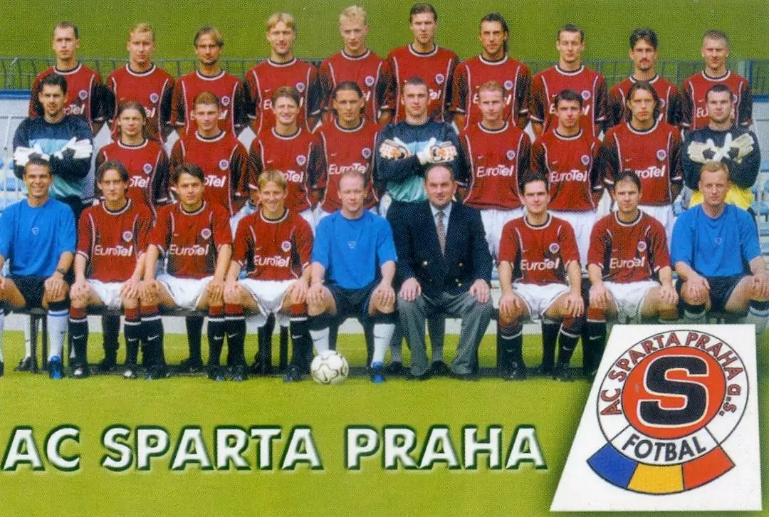 Календарик Спарта Прага Чехия 2002