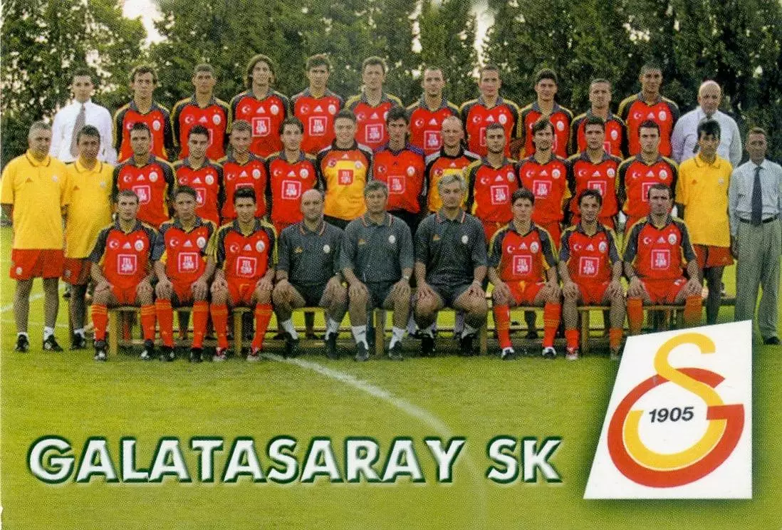 Календарик Галатасарай Стамбул Турция 2002