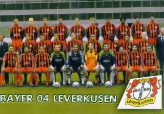 Календарик Байер 04 Леверкузен Германия 2002