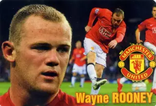 Календарик 2010 - Уэйн Руни Манчестер Юнайтед МЮ Англия