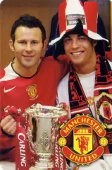 Календарик 2010 - Криштиану Роналду Райан Гиггз Манчестер Юнайтед МЮ Англия