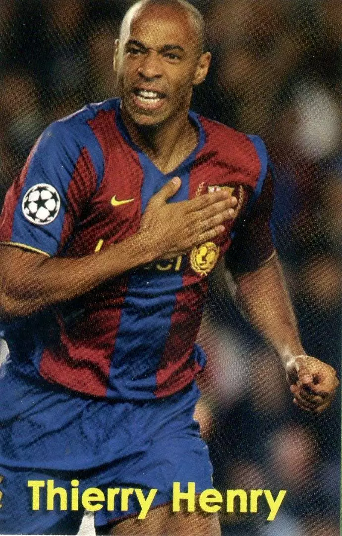 Календарик 2010 Тьерри Анри Франция Барселона Испания