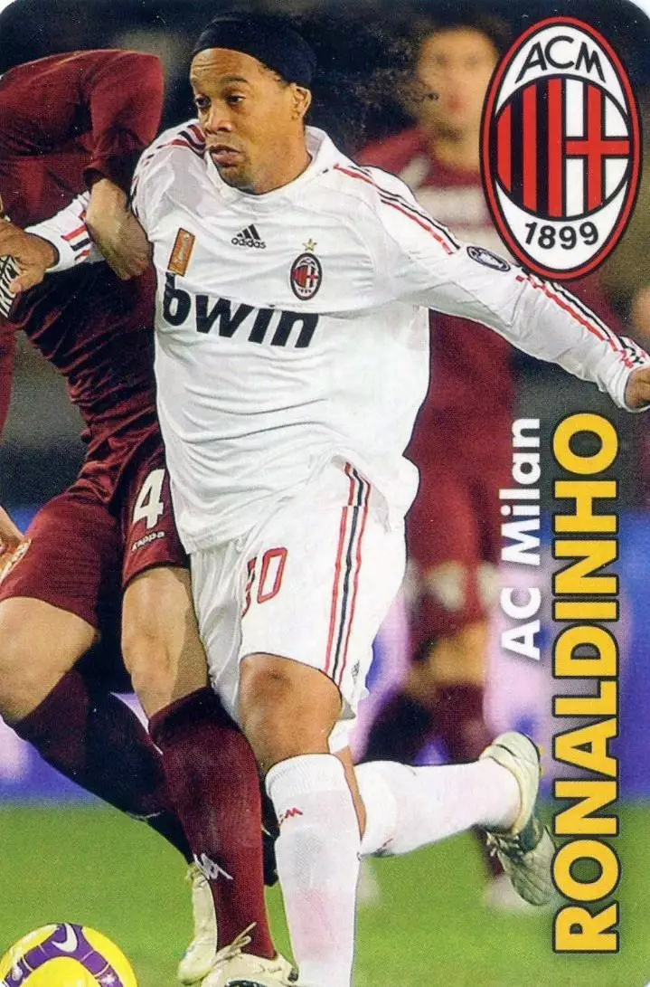 Календарик 2010 Роналдиньо Бразилия Милан Италия