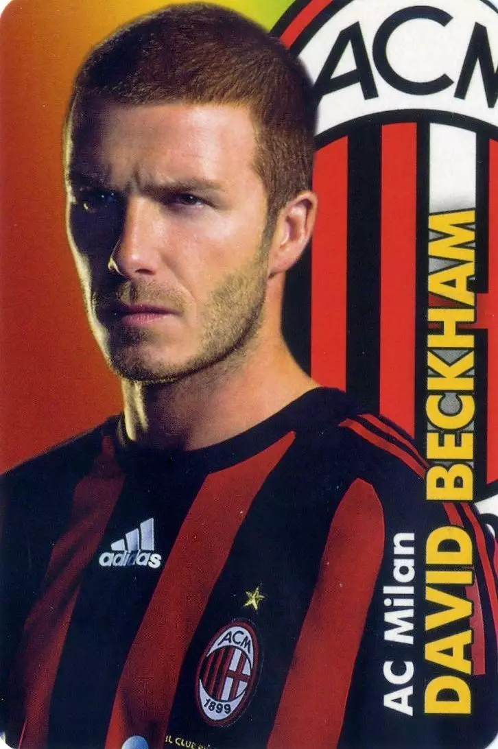 Календарик 2010 Дэвид Бекхэм Англия England David Beckham Милан Италия Milan