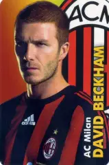 Календарик 2010 Дэвид Бекхэм Англия England David Beckham Милан Италия Milan