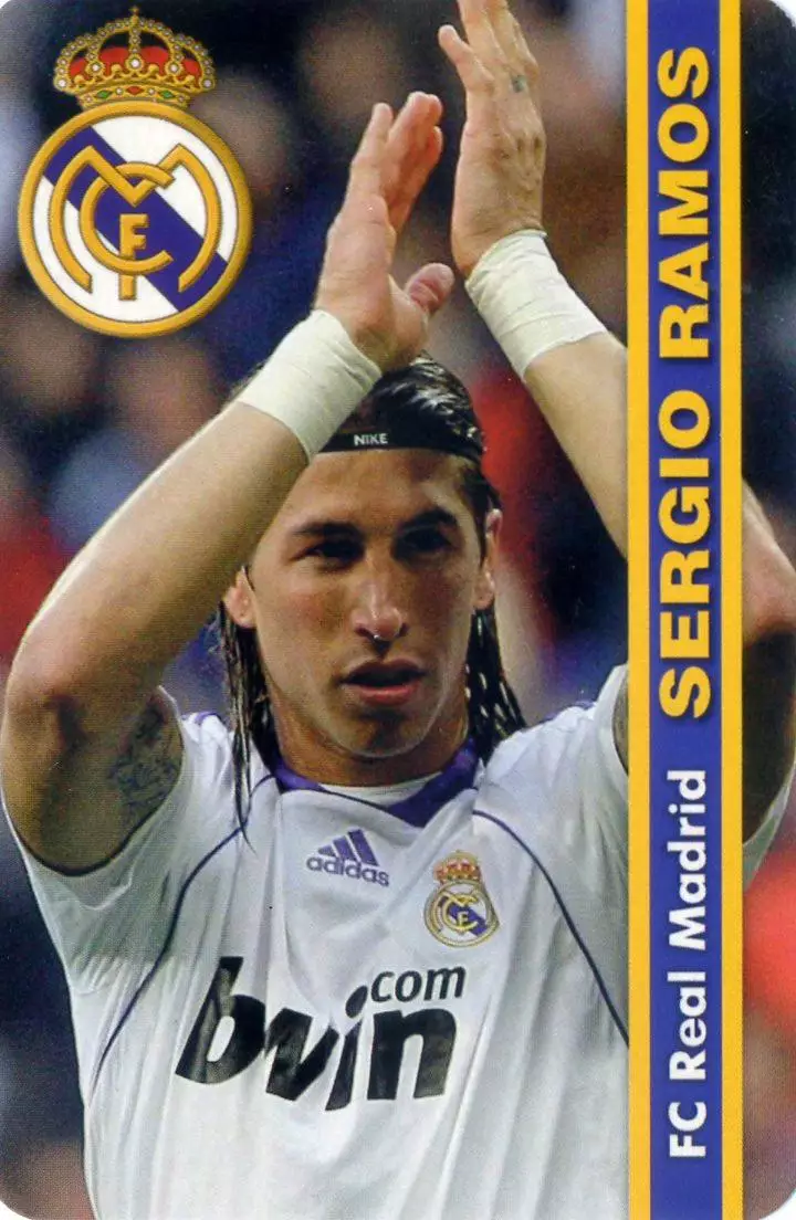 Календарик 2010 Серхио Рамос Реал Мадрид Испания