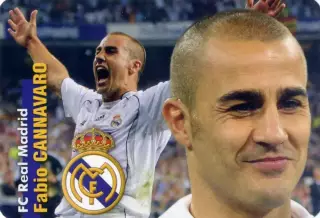 Календарик 2010 Фабио Каннаваро Италия Реал Мадрид Испания