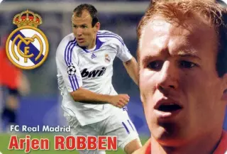 Календарик 2010 Арьен Роббен Нидерланды Голландия Реал Мадрид Испания