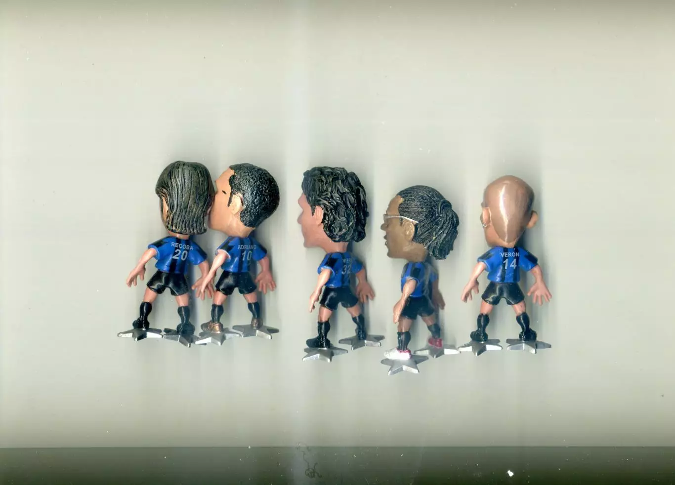 Фигурки футболистов - Интер Милан Италия - Верон Рекоба Виери Давидс Адриано 3