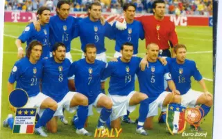 Календарик 2005 Италия Сборная