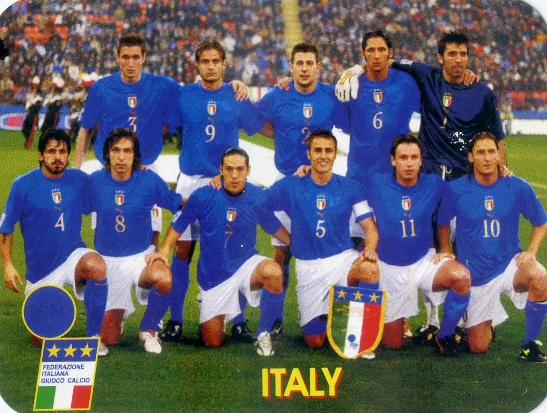 Календарик 2006 Италия Сборная