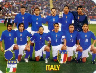Календарик 2006 Италия Сборная