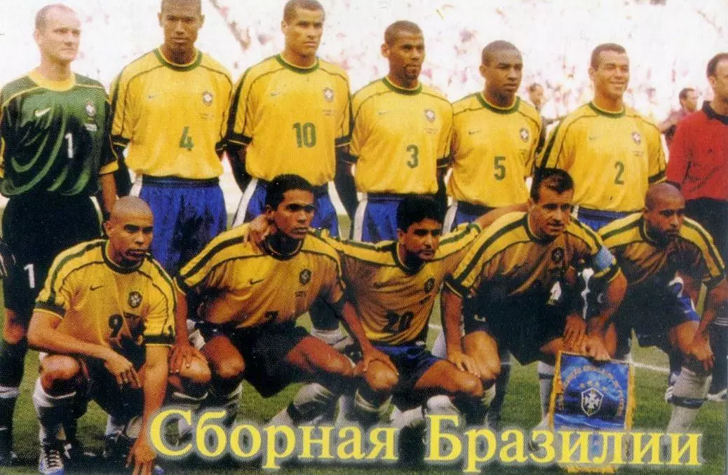 Календарик 2001 Бразилия Сборная