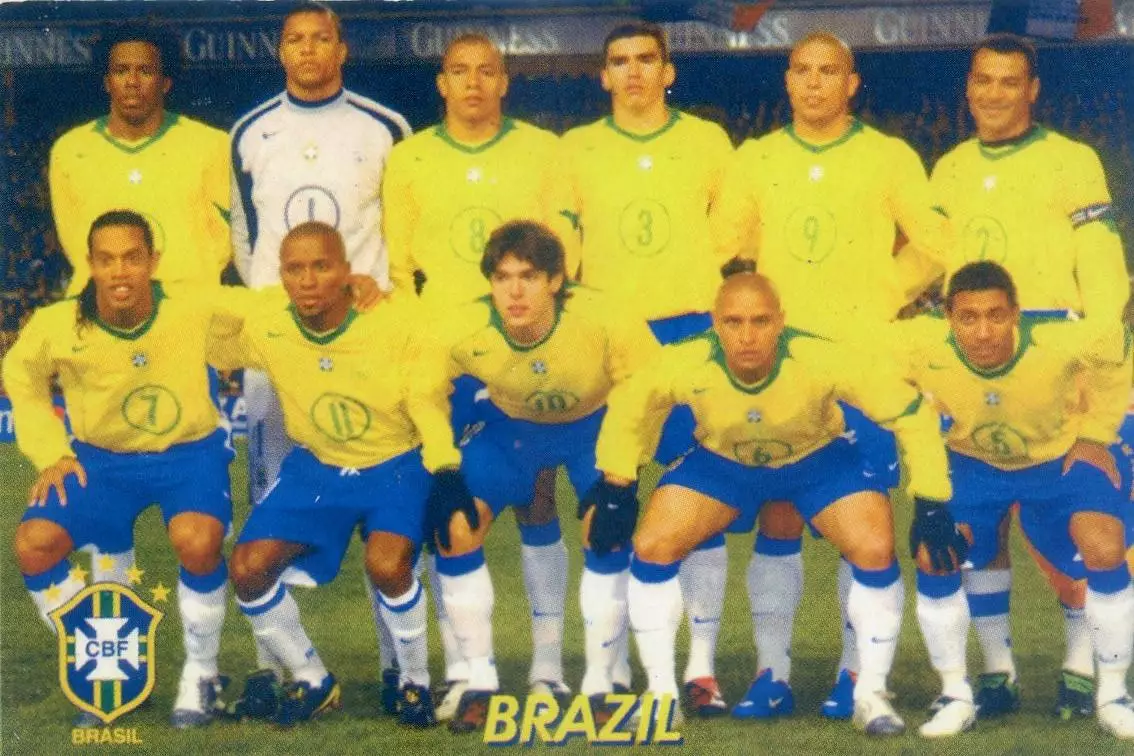 Календарик 2005 Бразилия Сборная