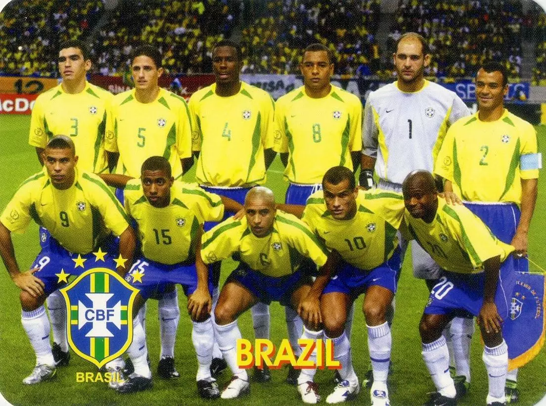 Календарик 2003 Бразилия Сборная - В Мире Футбола