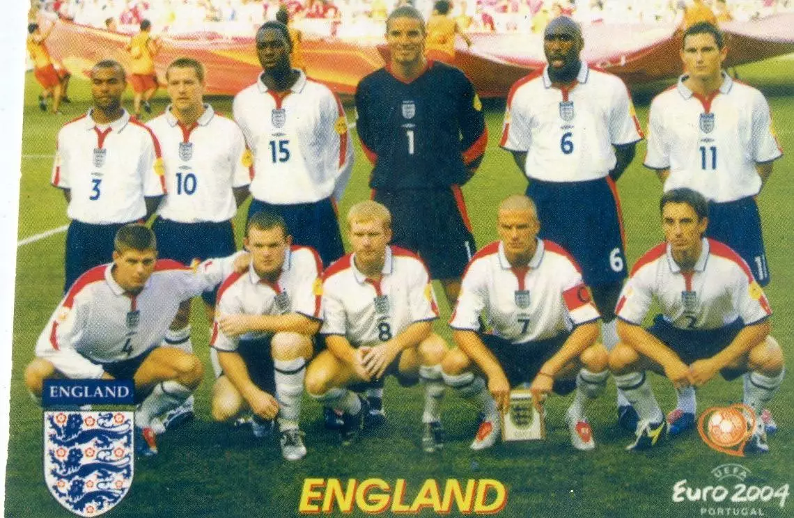 Календарик 2005 Англия Сборная