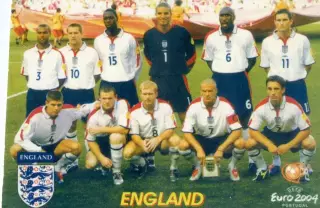 Календарик 2005 Англия Сборная