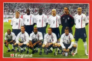 Календарик 2006 Англия Сборная