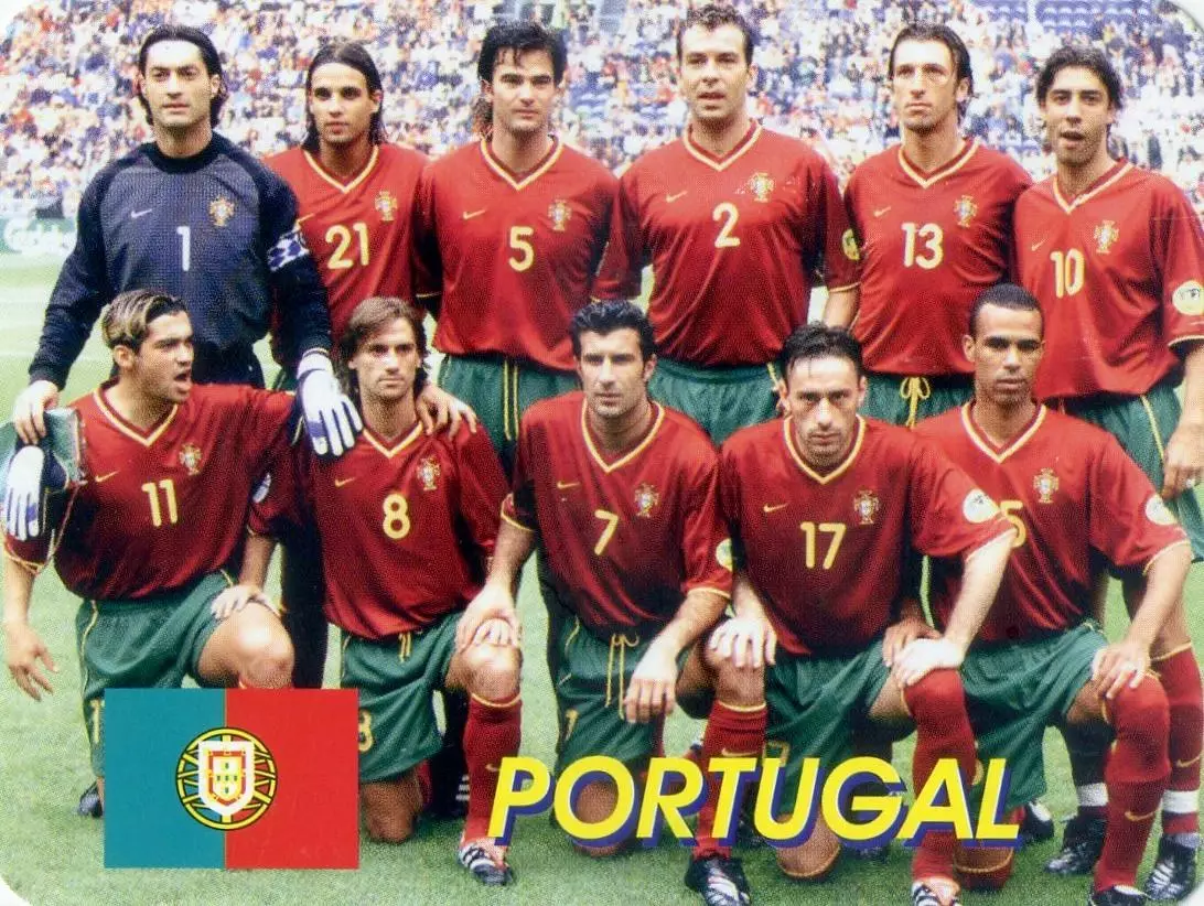 Календарик 2002 Португалия Сборная - В Мире Футбола