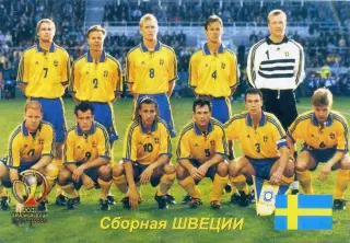 Календарик 2003 Швеция Сборная