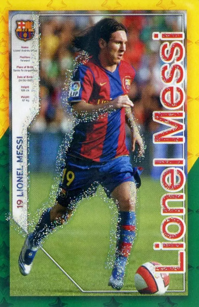 Календарик 2010 - Месси Аргентина Барселона Испания