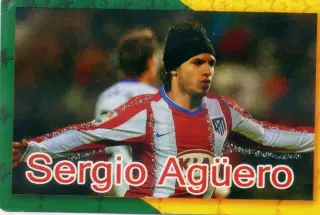 Календарик 2010 - Серхио Агуэро Аргентина - Атлетико Мадрид Испания