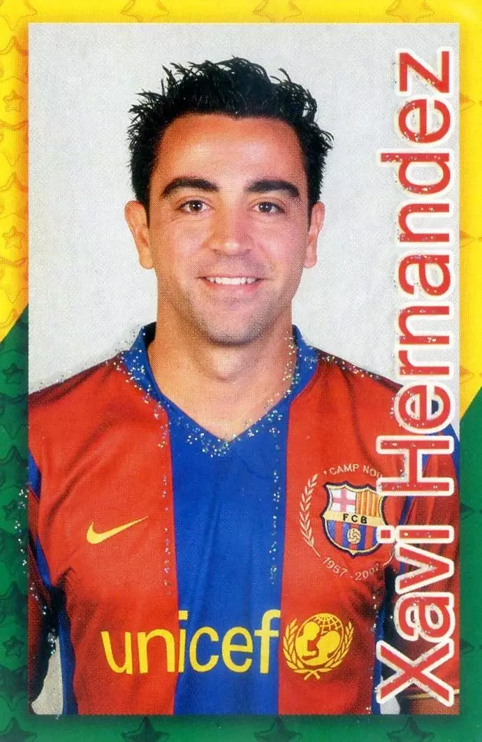 Календарик 2010 - Хави Эрнандес - Барселона Испания