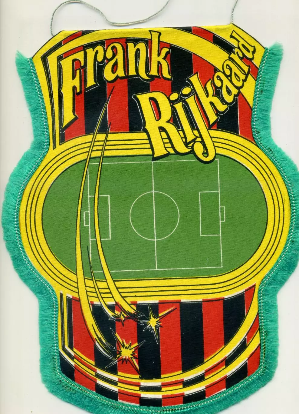 Вымпел Франк Райкард Frank Rijkaard Милан Италия Нидерланды Milan Italy Pennant 1