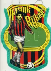 Вымпел Франк Райкард Frank Rijkaard Милан Италия Нидерланды Milan Italy Pennant