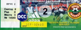 #2 Шахтер Донецк - Металлург Запорожье - 3.04.1999 - Второй круг, 19-й тур