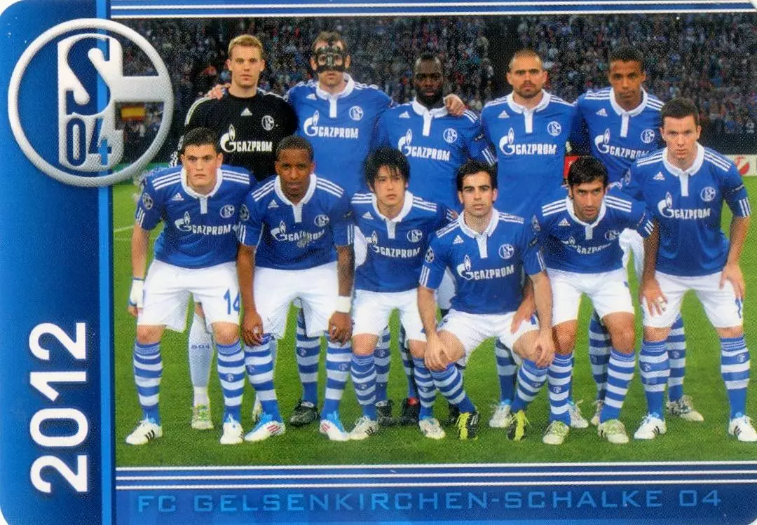 Календарик Шальке 04 Гельзенкирхен Германия 2012