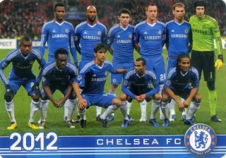 Календарик Челси Лондон Англия 2012