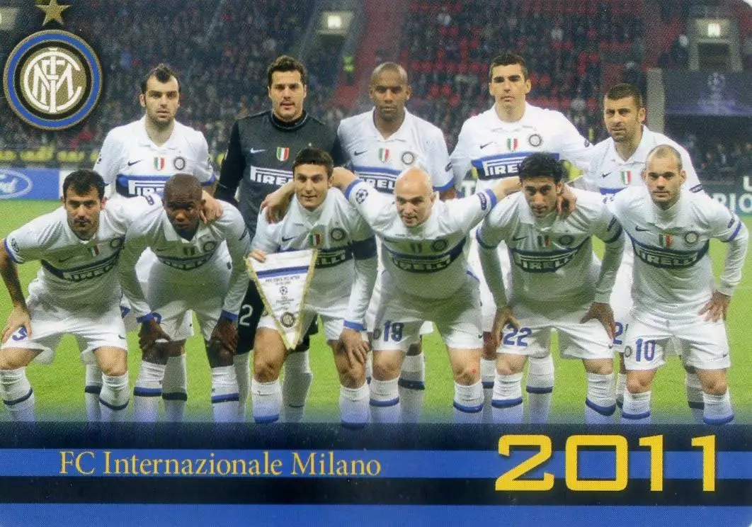 Календарик Интенационале Интер Милан Италия 2012