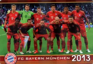 Календарик Бавария Мюнхен Германия 2013