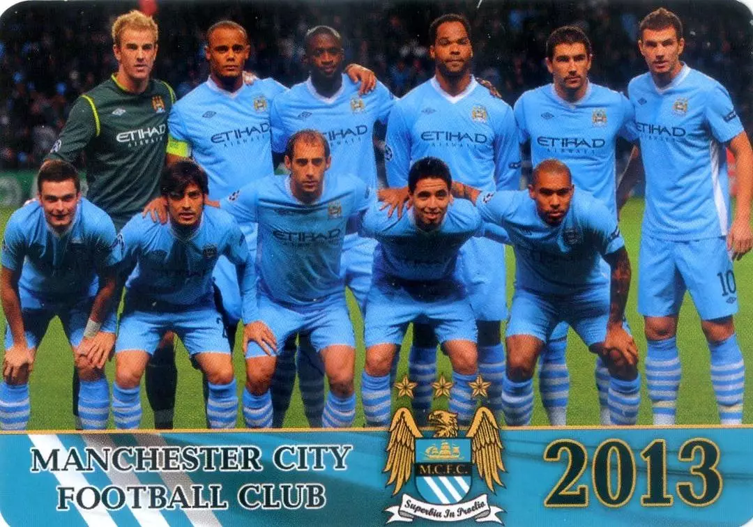 Календарик Манчестер Сити Англия 2013