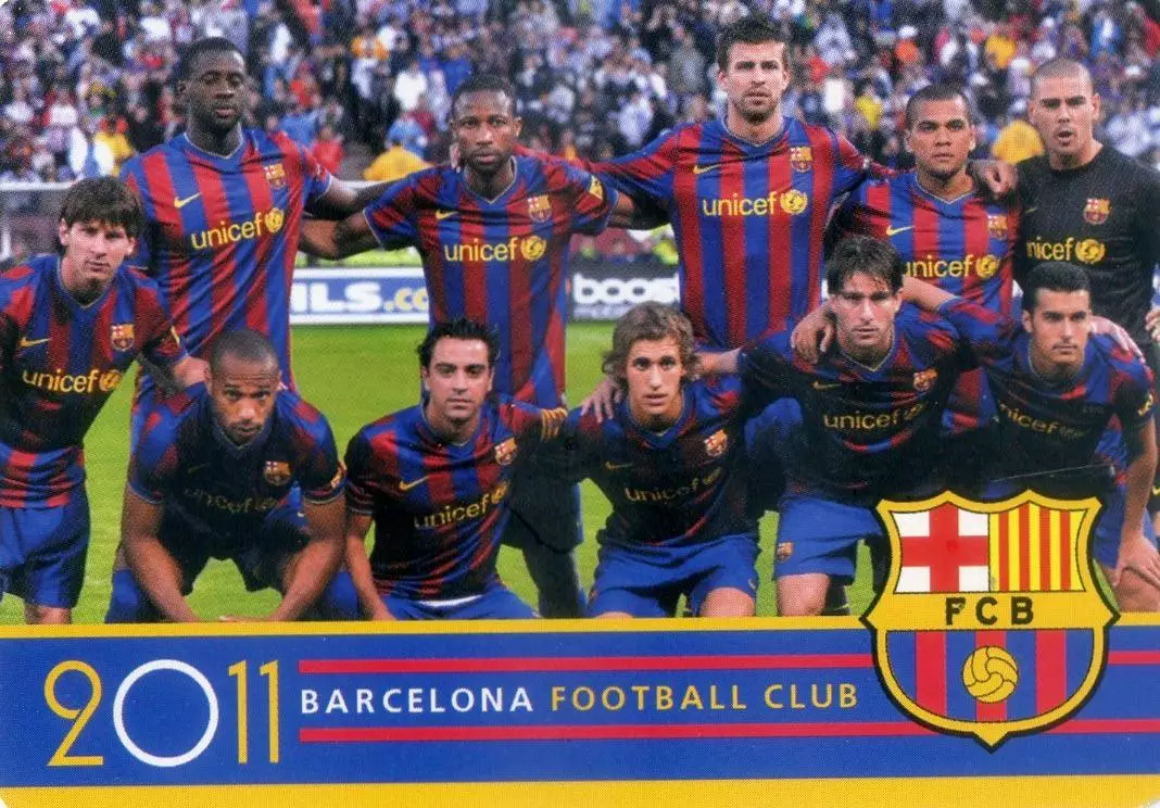 Календарик Барселона Испания 2011