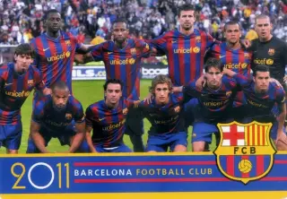 Календарик Барселона Испания 2011