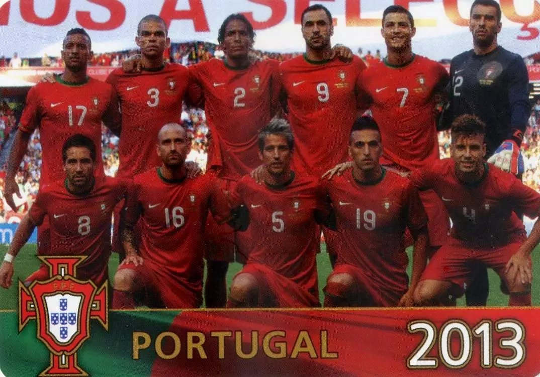 Календарик Португалия Сборная 2013