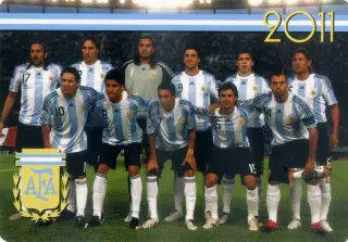 Календарик Аргентина Сборная 2011
