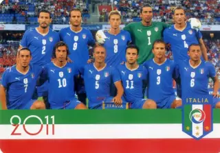 Календарик Италия Сборная 2011