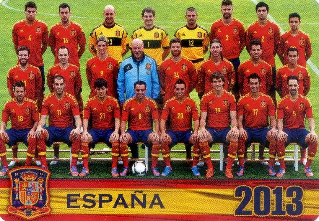 Календарик Испания Сборная 2013