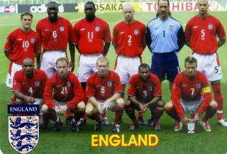 Календарик Англия Сборная 2004