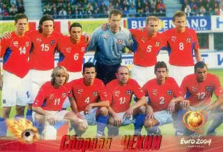 Календарик Чехия Сборная 2005