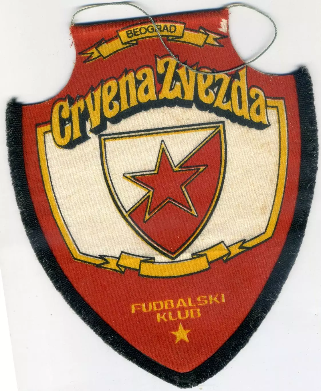 Вымпел Црвена Звезда Белград Сербия Югославия