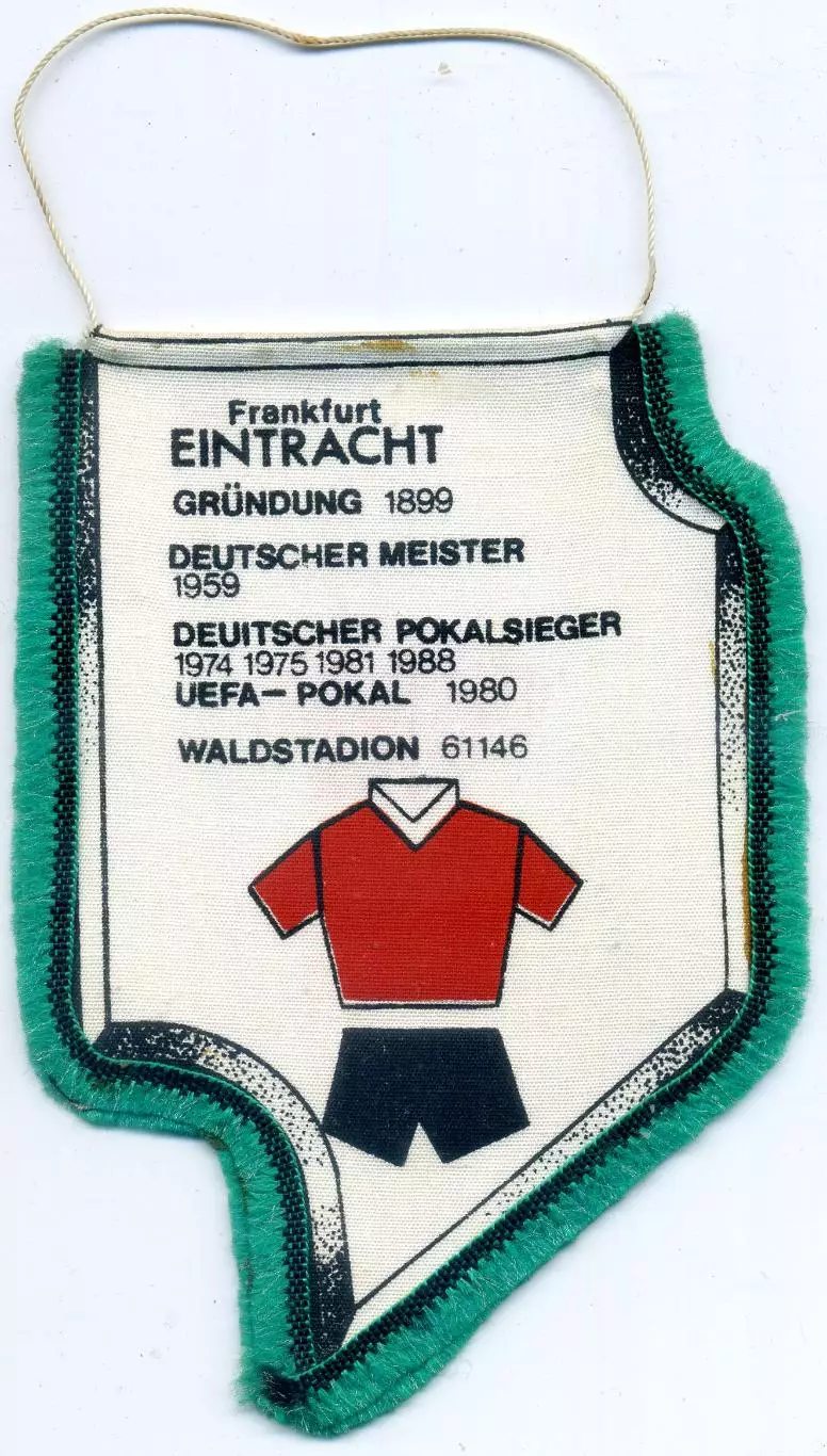 Вымпел Айнтрахт Эйнтрахт Франкфурт Германия 1
