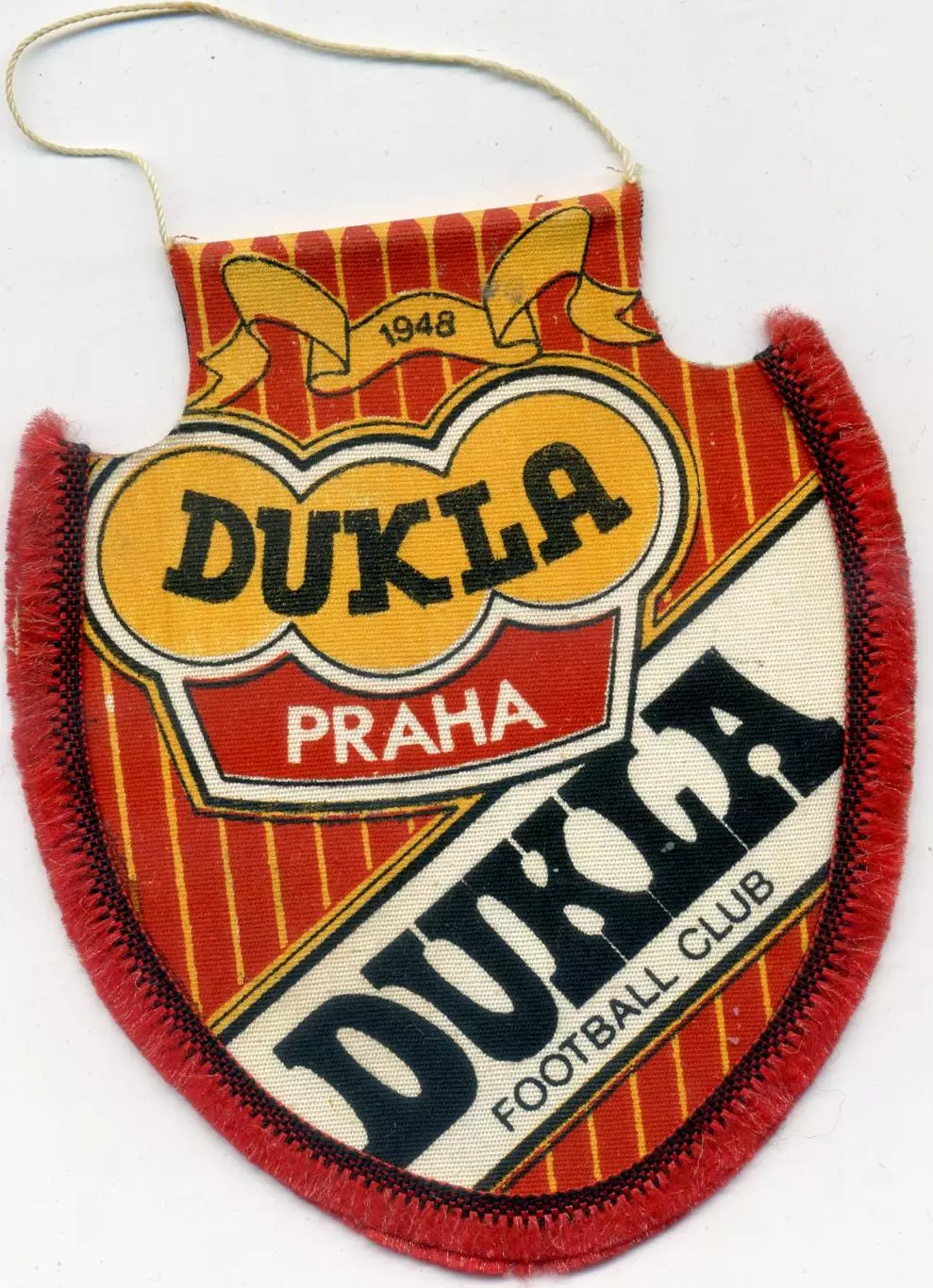 Вымпел Дукла Прага Чехия Чехословакия ЧССР