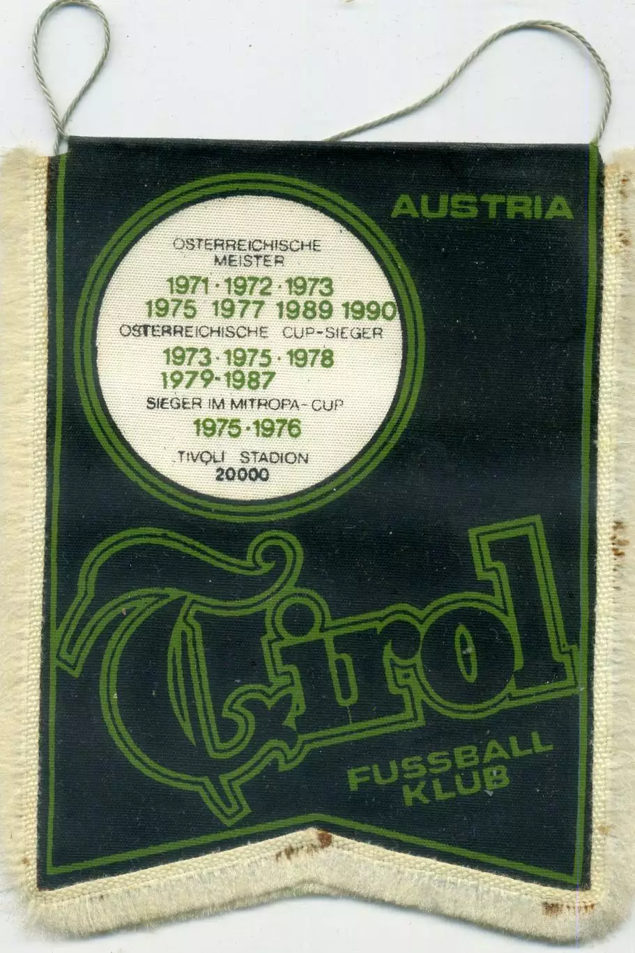 Вымпел Ваккер Инсбрук Австрия 1