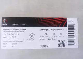 Карабах Азербайджан-Олимпиакос Пирей Греция Olympiacos Piraeus Greece 13.10.2022