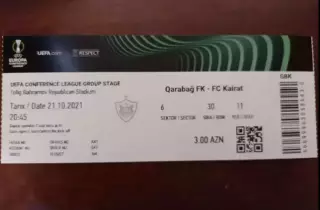 Карабах Азербайджан - Кайрат Алматы Казахстан 21.10.2021 - Лига Конференций УЕФА
